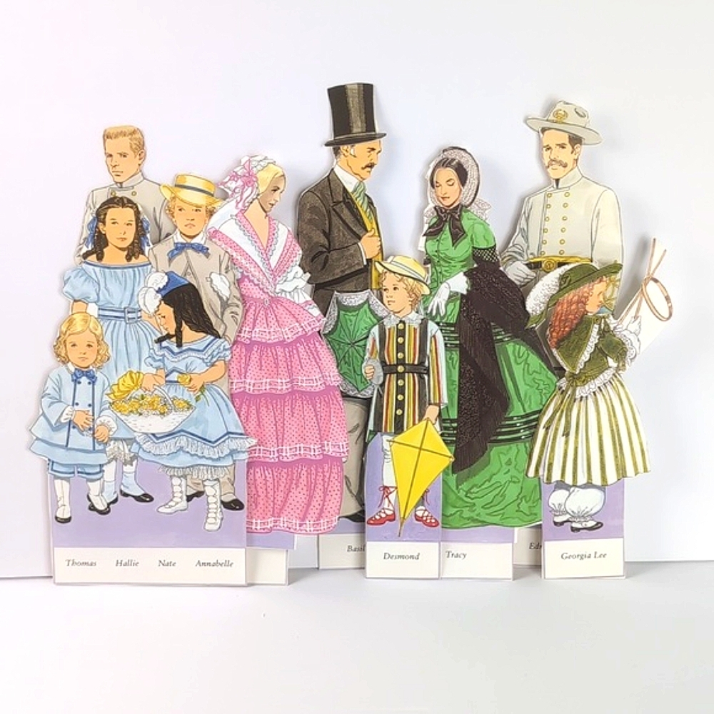 Vintage Tom Tierney Fashions of the Old South Paper Dolls